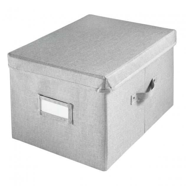 Cube de rangement polyester gris  codi