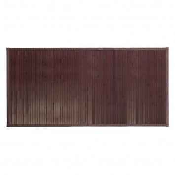 Tapis de bain en bambou brun mocha 122 x 61 cm