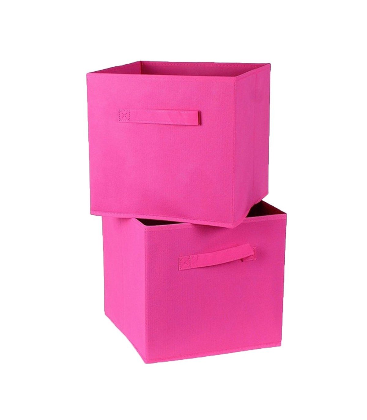 Cube de rangement en tissu intissé / lot de deux
