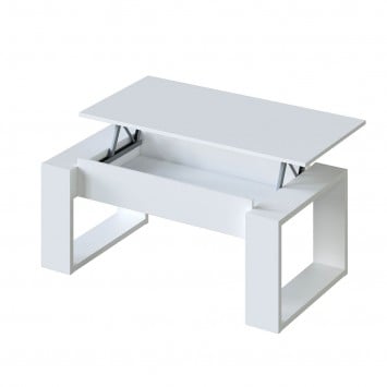 Table basse design à plateau relevable L102 cm - Ciara
